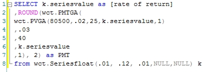 PVGA example - XLeratorDB