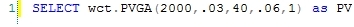 PVGA example - XLeratorDB