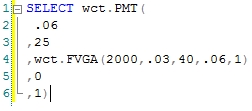 PMT example - XLeratorDB