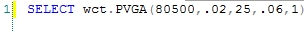 PVGA example - XLeratorDB