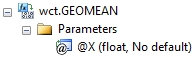 syntax for GEOMEAN function for SQL Server