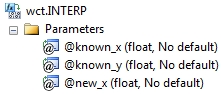 XLeratorDB syntax for INTERP function for SQL Server