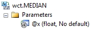 XLeratorDB syntax for MEDIAN function for SQL Server